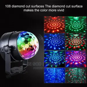 Disco Lights Rotating Ball Lights RGB LED Stage Lights