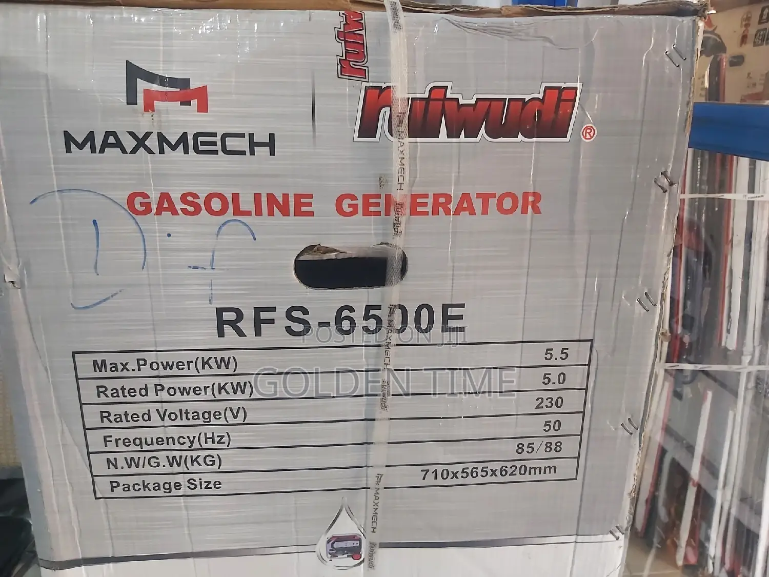 Maxmeech Generator Full Option 100% Copper 5.5 Kva