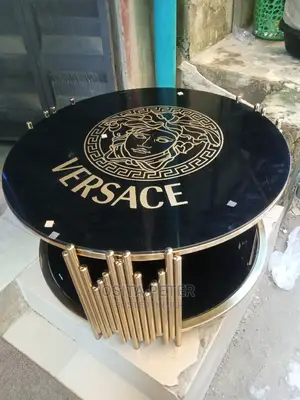 Round Glass Table With 2 Side Stool
