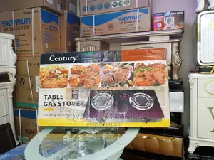 Very New Century(CGS 201-B) Glass Table Top Gas Cooker