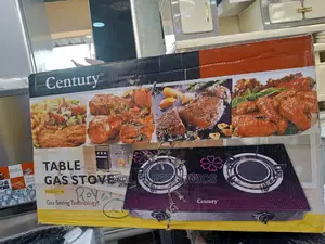 Powerful Century(CGS 201-B) Glass Table Top Gas Cooker