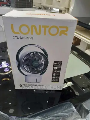 Very New Lontor 9 Inches Rechargeable Table Fan