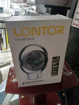 Superior Quality Lontor(Ctl-Mf018-9)Rechargeable Table Fan