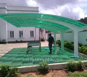 H-Bim Pillars, 4 Cars Luxury Carport With Danpalon Shade,