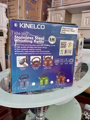 Classic Kinelco Metallic Stainless Steel Whistling Kettle