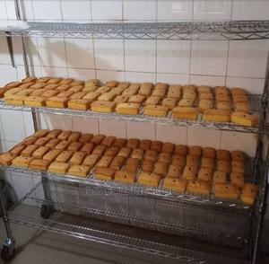 Food Rack Foreign 5ft. Commercial Stainless Foreign Bread Display Cooling Rack in ...