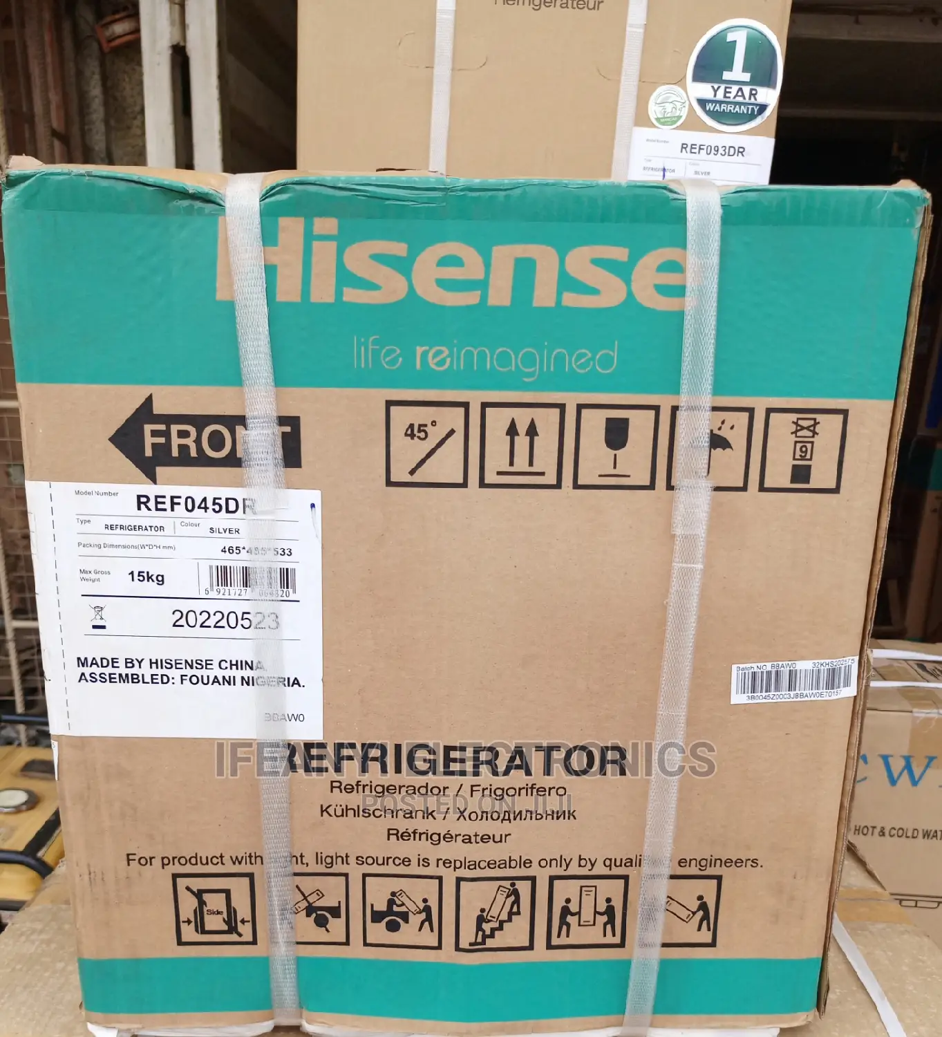 Hisense Refrigerator Ref 045dr