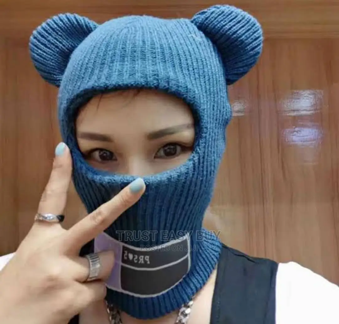 Premium Luxury BEAR EAR Ski Mask