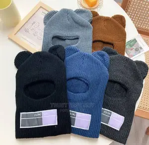 Premium Luxury BEAR EAR Ski Mask