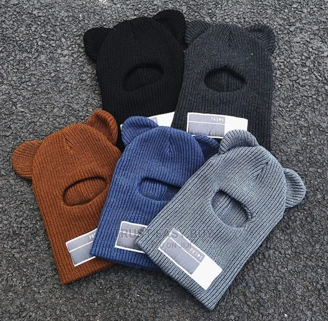 Premium Luxury BEAR EAR Ski Mask