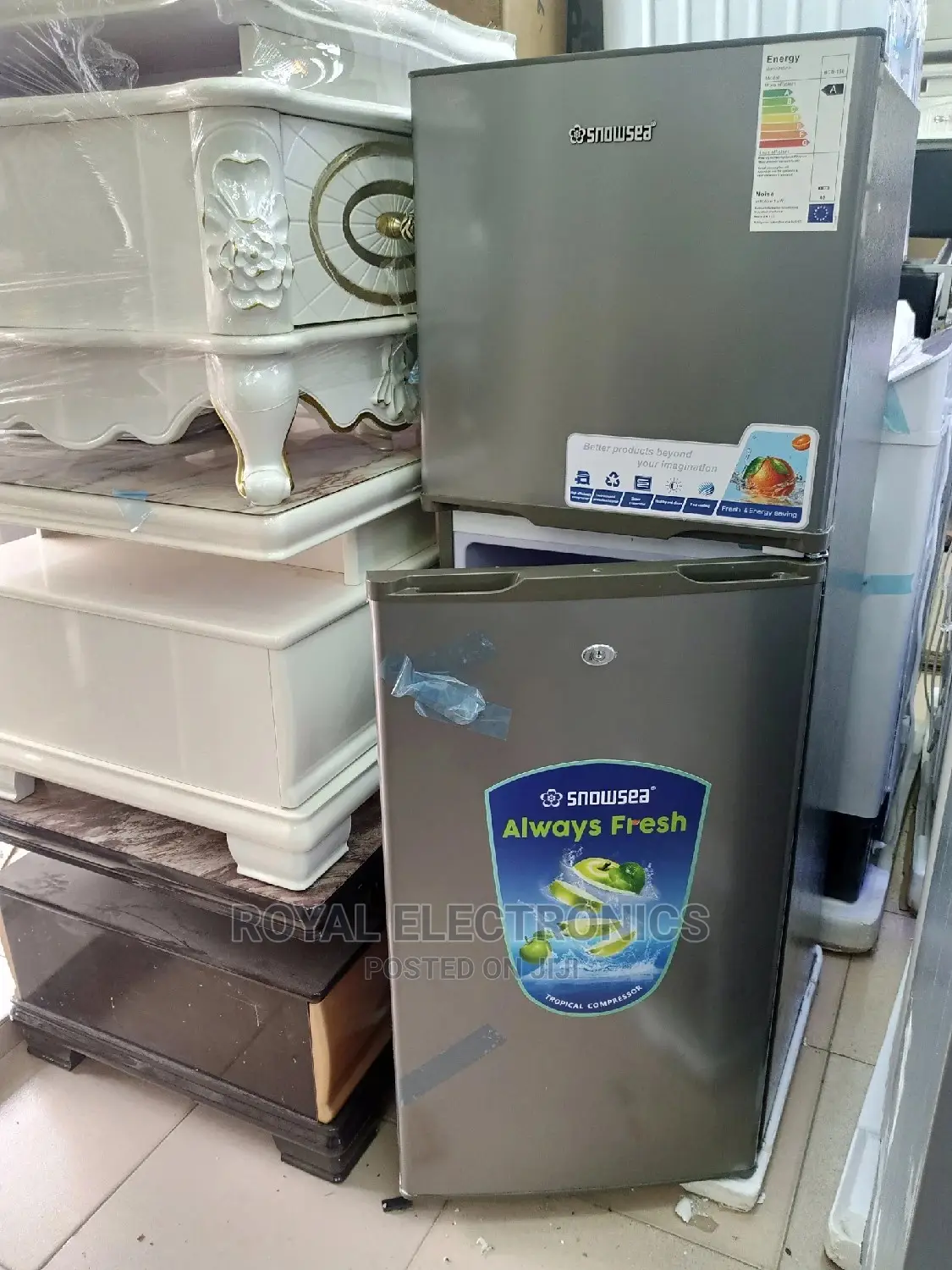 Very New Snowsea Double Door Fridge-bcd-198