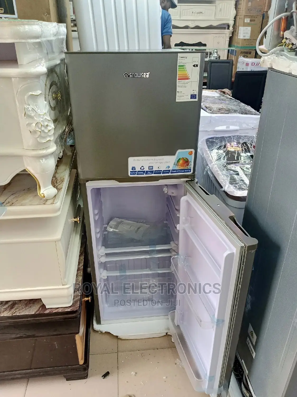 Top Class Snowsea Double Door Refrigerator-bcd-198