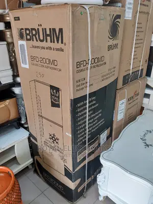 Brand New Bruhm(Bfd-200md)Double DOOR REFRIGERATOR
