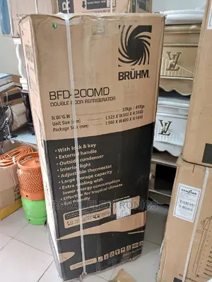 Direct Cooling Bruhm(Bfd-200md)Double DOOR REFRIGERATOR