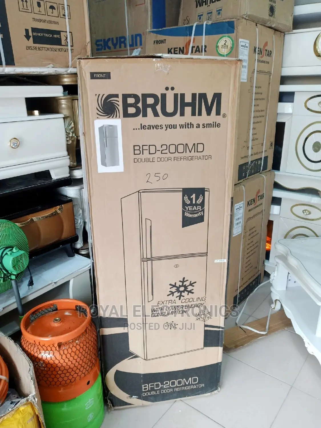 Authentic Bruhm(Bfd-200md)Double DOOR REFRIGERATOR