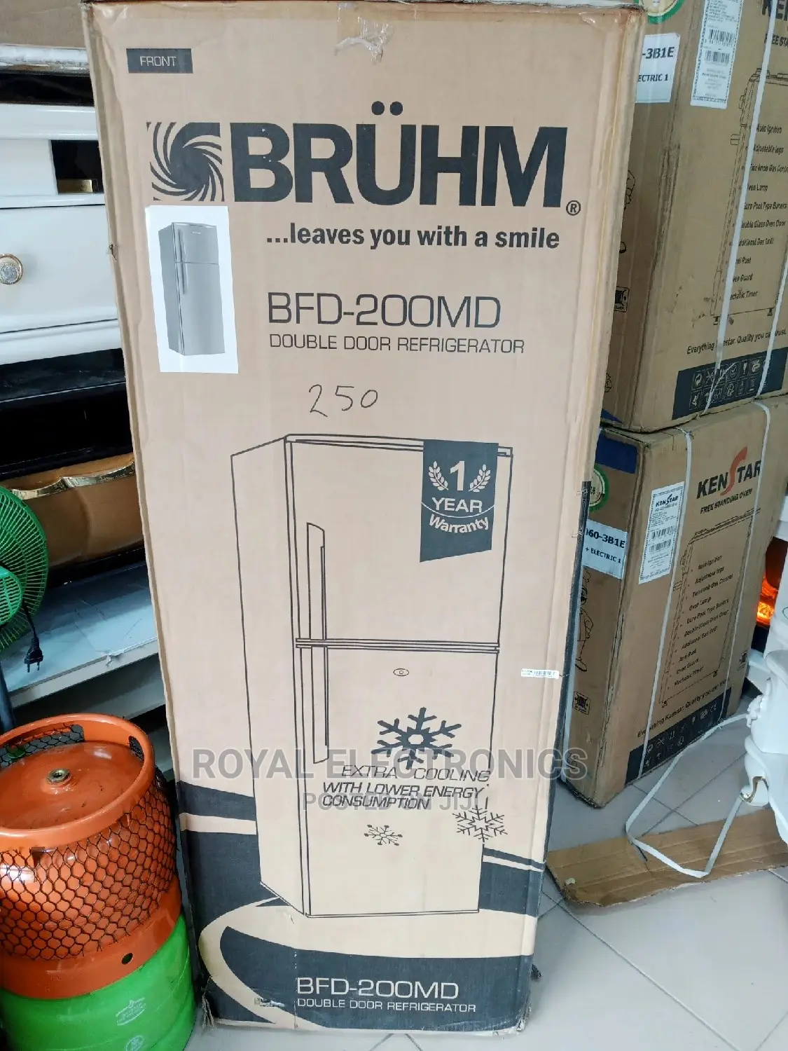 Authentic Bruhm(Bfd-200md)Double DOOR REFRIGERATOR