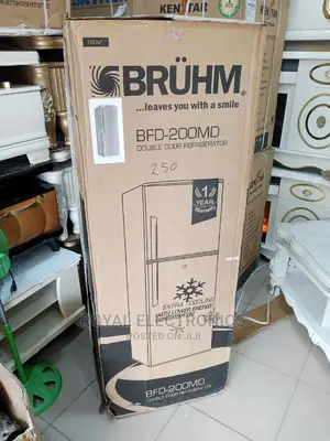 Best Quality Bruhm(Bfd-200md)Double DOOR REFRIGERATOR