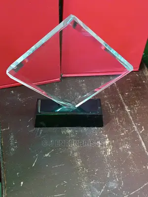 Glass Award Plaque G03