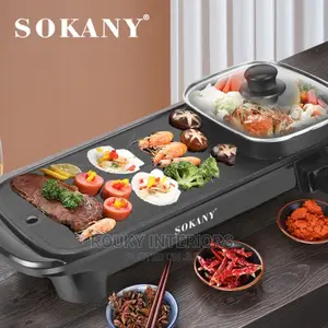 2 in 1 Sokany Grill Maker and Baking Pan