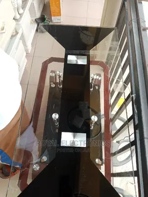 Just Released Tempered Glass Center Table - Black