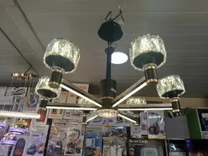 Classic SPRING Decorated 6 CHANDELIER LIGHTS