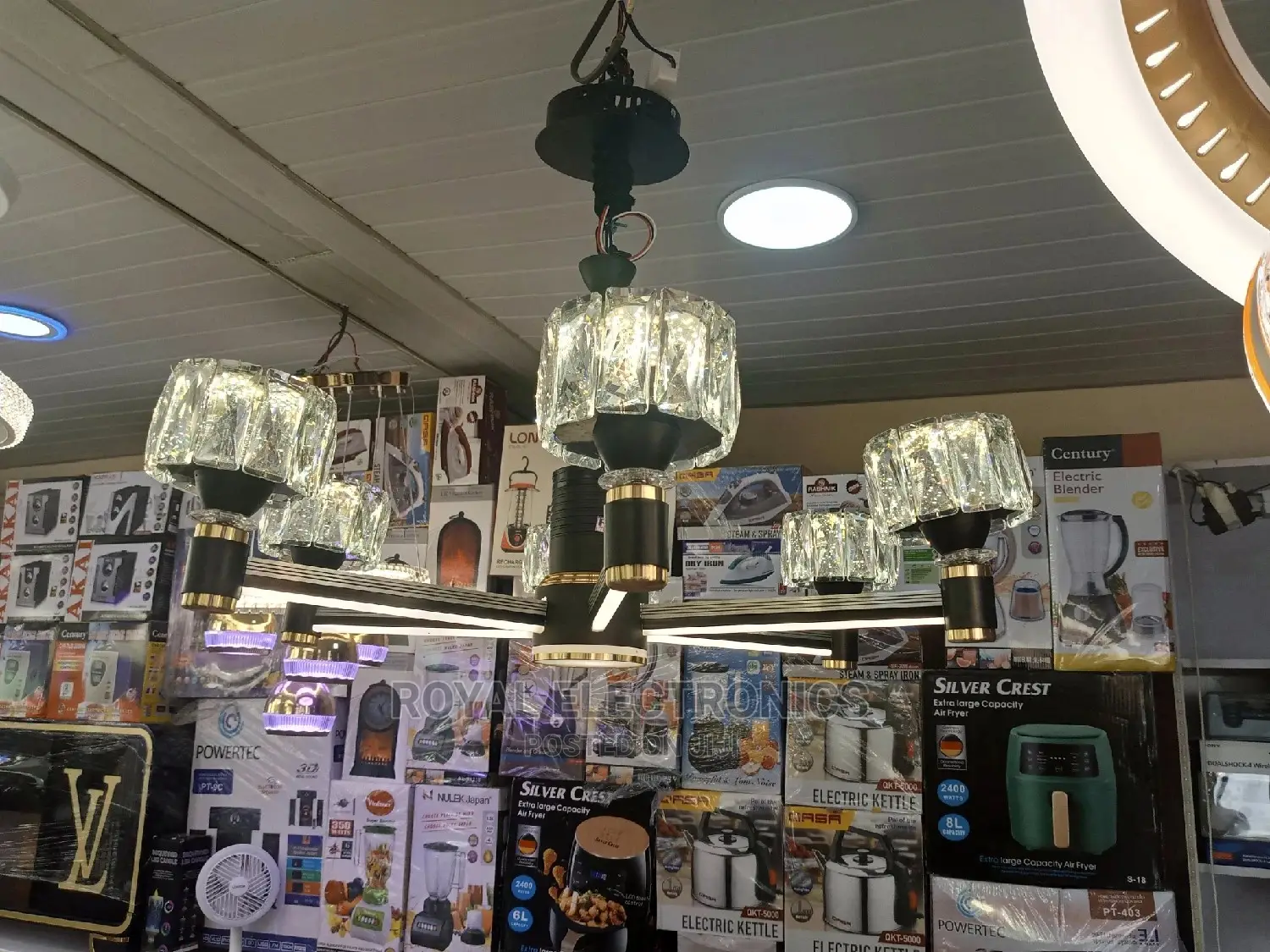 Standard SPRING Decorated 6 CHANDELIER LIGHTS
