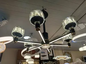 Authentic SPRING Decorated 6 CHANDELIER LIGHTS