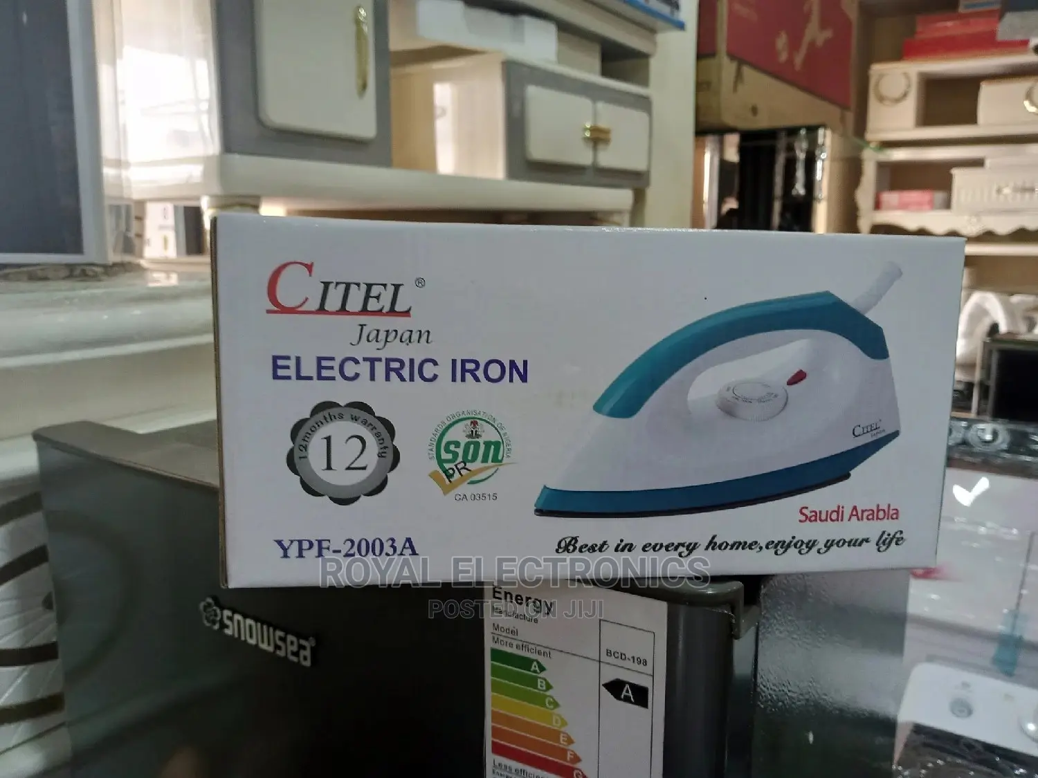 World Class Citel(Ypf-2003a) Electronic Dry Iron