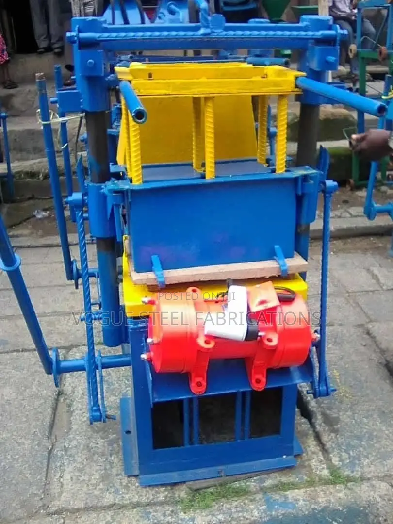 Concrete Cement Block Machine, Block Moulders 3hp Vibrator