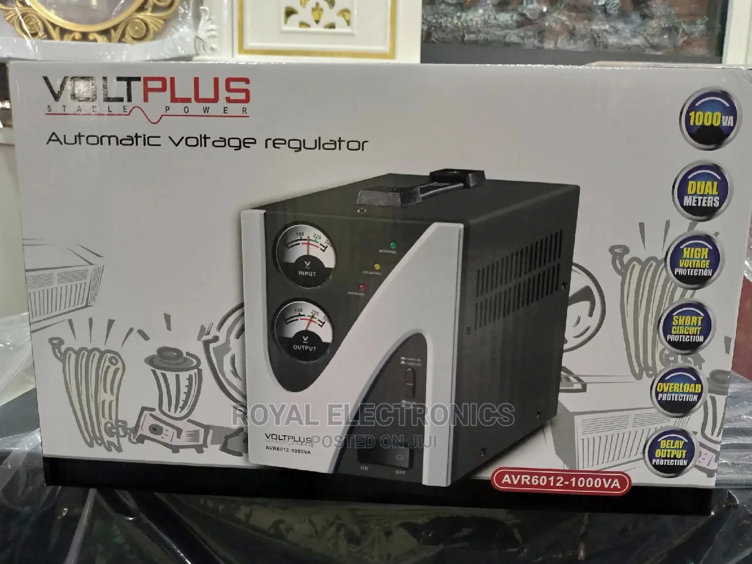 Latest Voltplus 1KVA Automatic Voltage Stabilizer