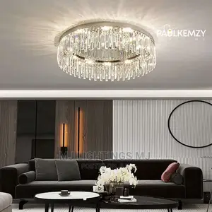 Luxury Crystal LED Ceiling Lamp for Bedroom Living Room.