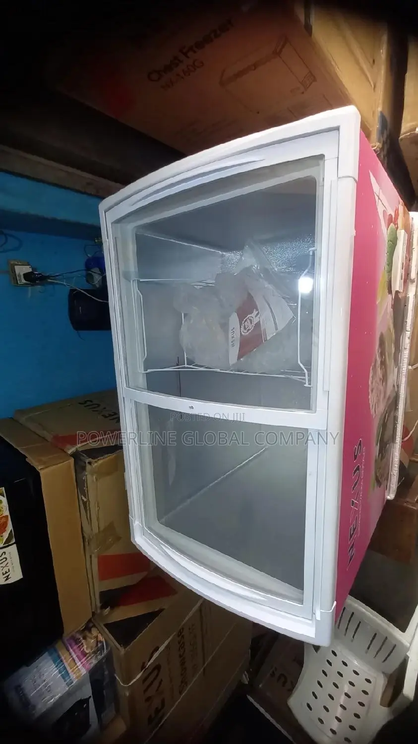 Transparent Ice Cream Freezer for Homes/ Restaurants