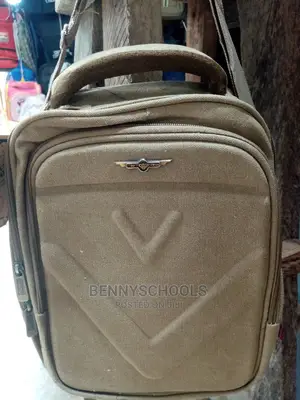 Mini Jean Brown Back and Side Backpack and Laptop Bag