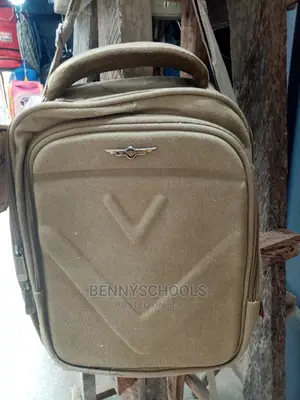 Mini Jean Brown Back and Side Backpack and Laptop Bag