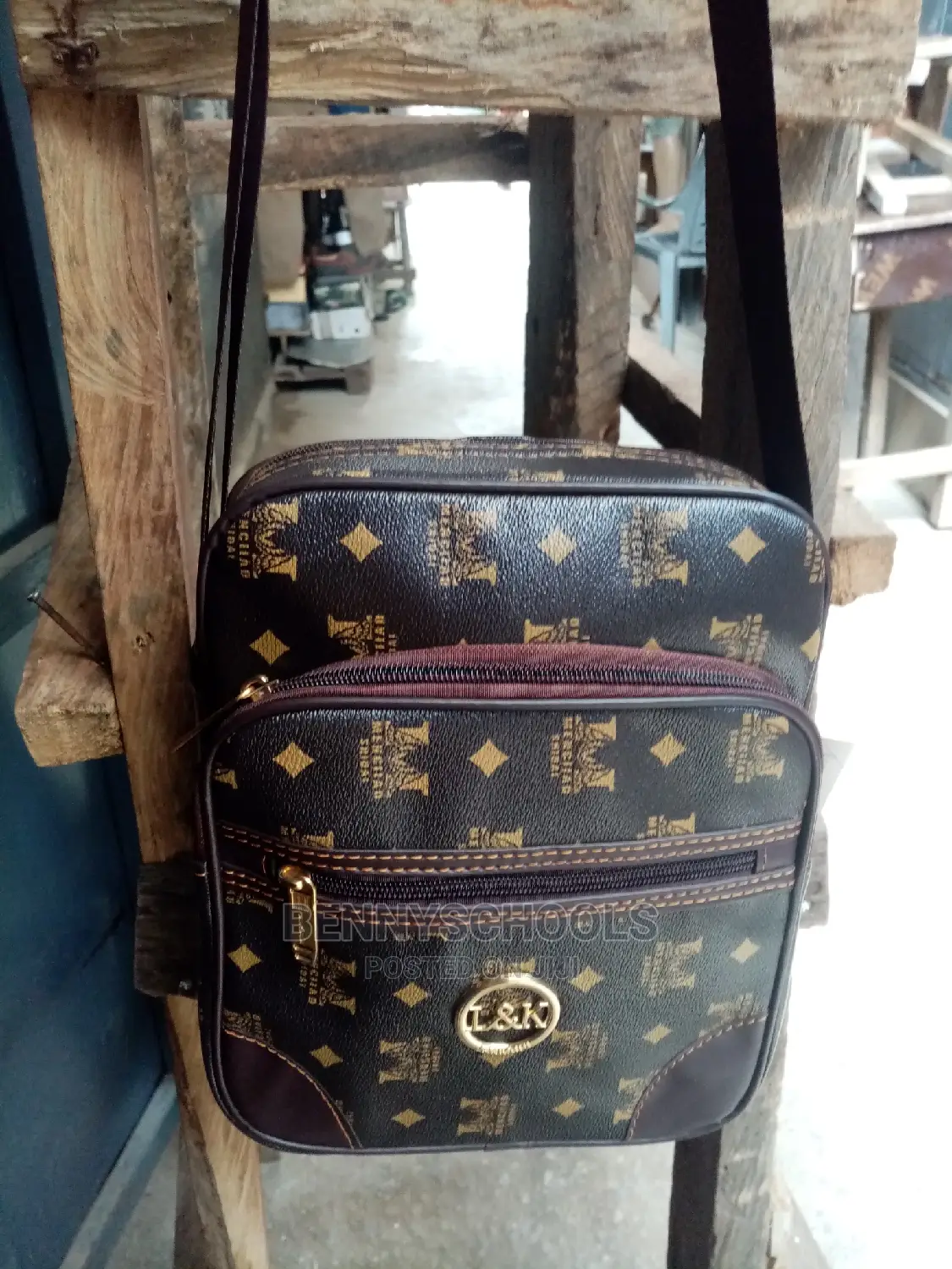 Leather Side and Shoulder Bag