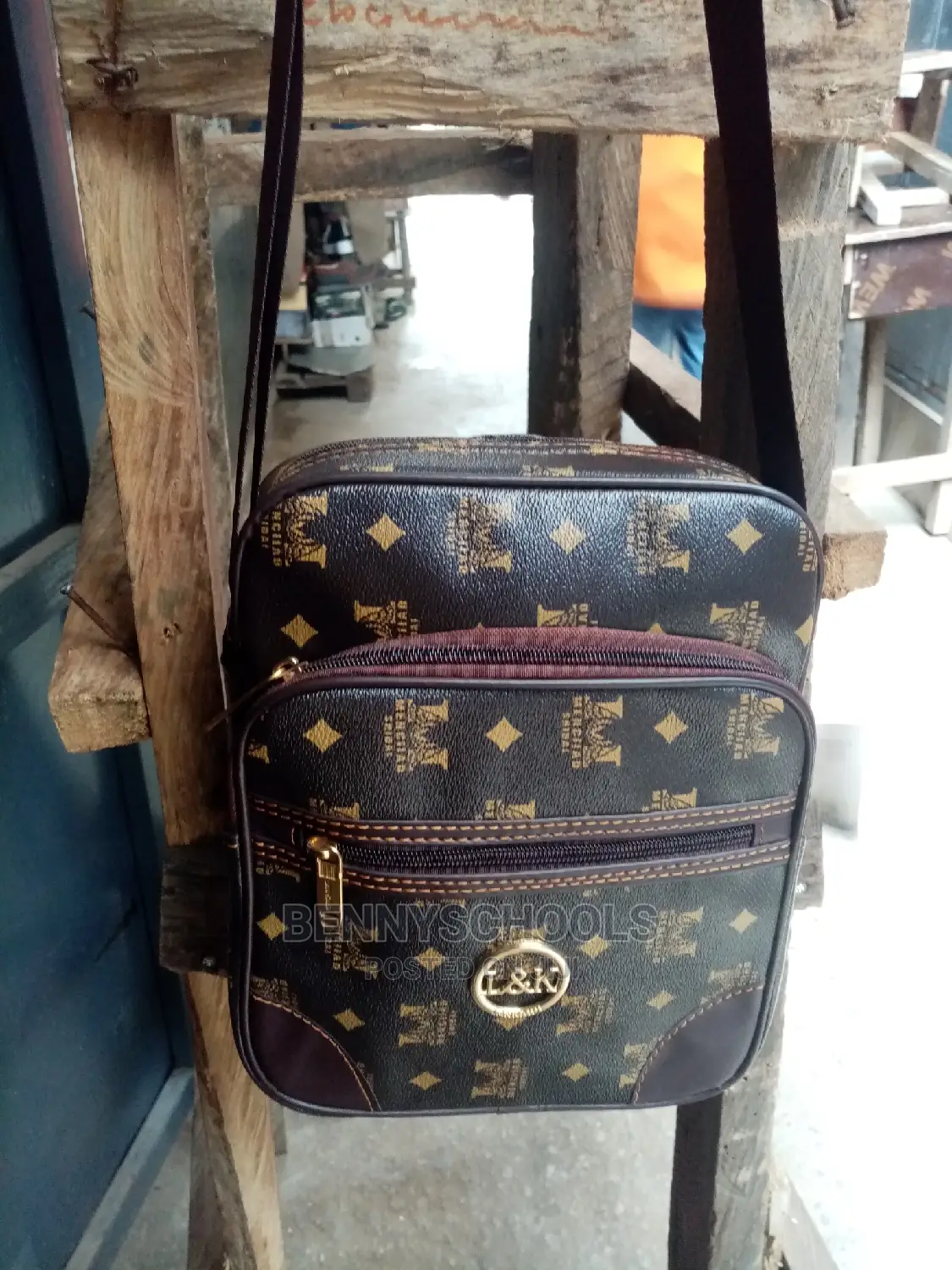 Leather Side and Shoulder Bag
