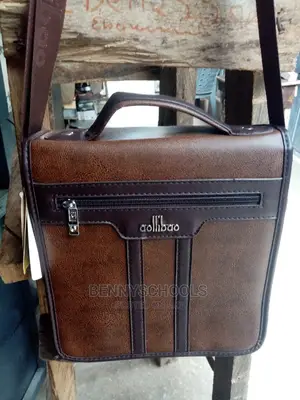 Brown Leather Side Bag and Shoulder Bag