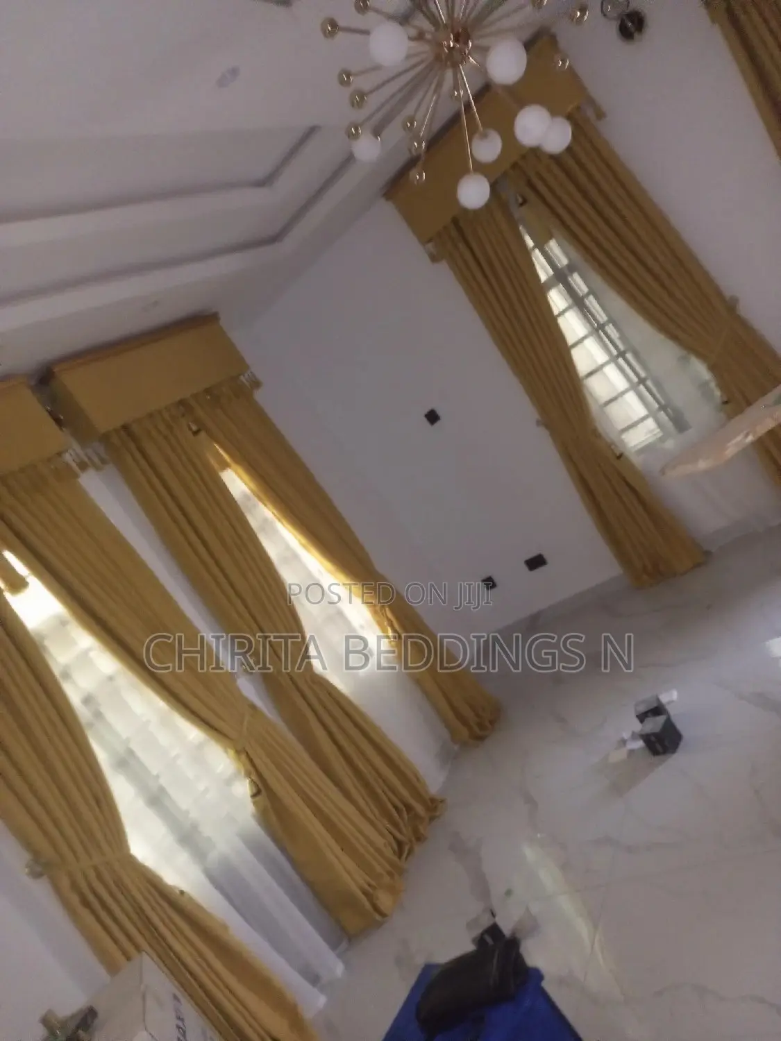 Stock Curtains and Board
