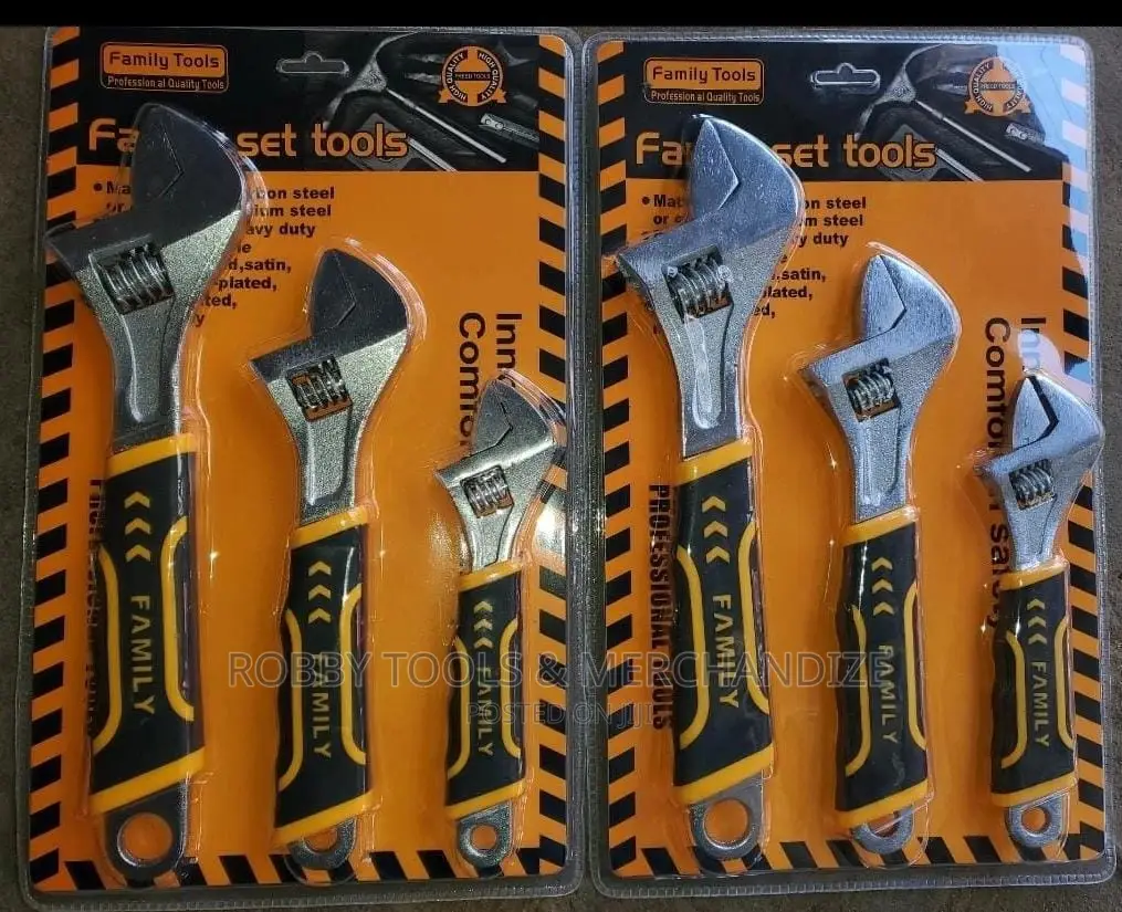 Family Adjustable Spanner Set