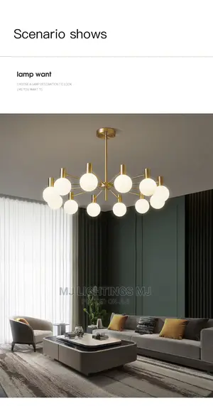 Modern Nordic Style Led Chandelier for Living Room
