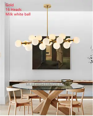 Magic Bean Hanging Chandelier Nordic Multi-Head Glass Ball.