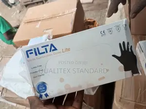 Black Nitrile Examination Gloves