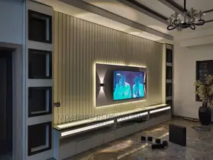 Luxury HDF Wall Cladding Tv Console 1,750,00