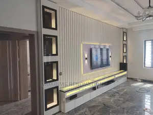 Luxury HDF Wall Cladding Tv Console 1,750,00