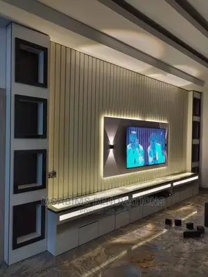 Luxury HDF Wall Cladding Tv Console 1,750,00