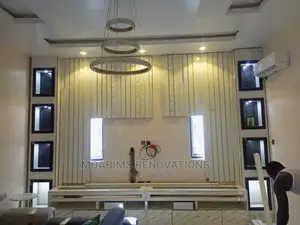 Luxury HDF Wall Cladding Tv Console 1,750,00