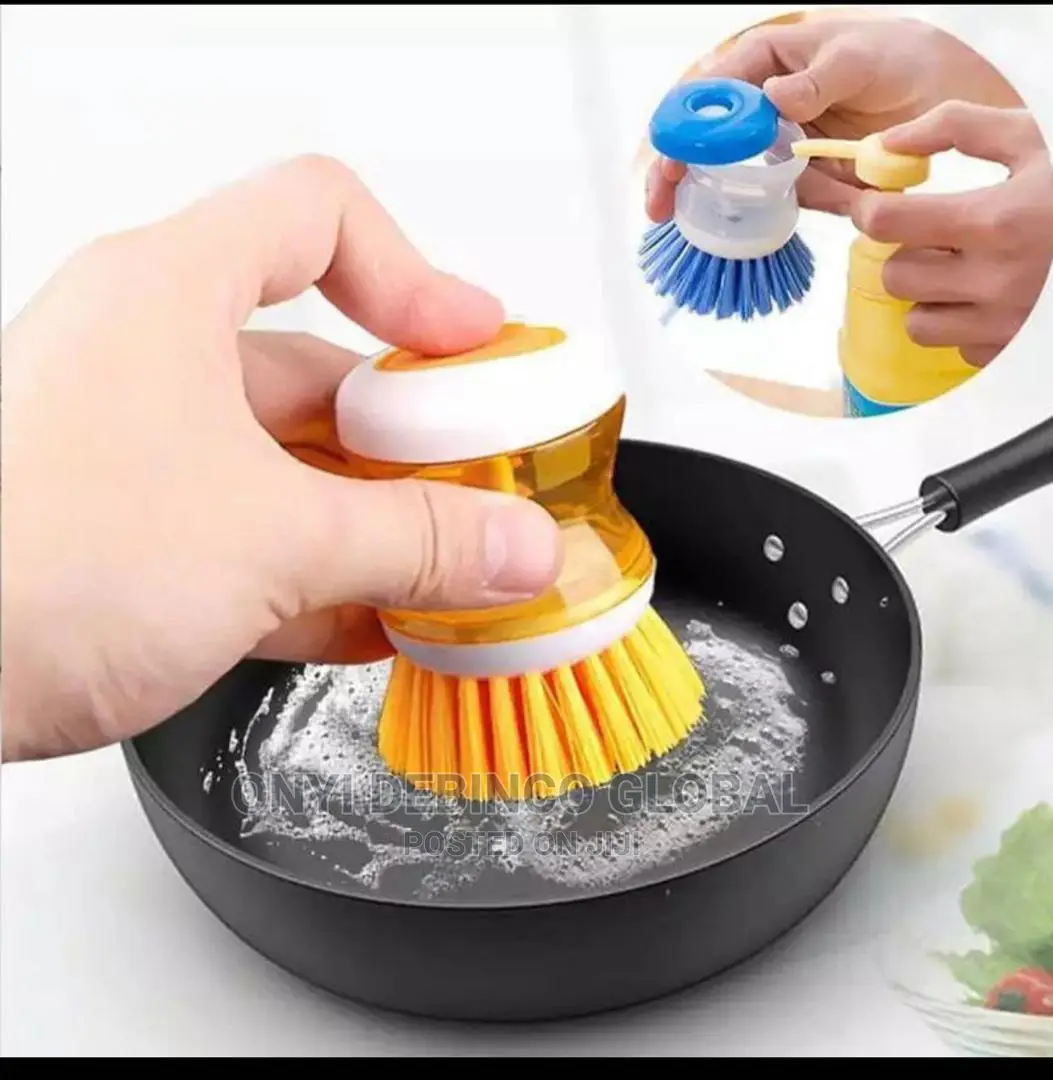 Automatic Kitchen Dish Washing Cleaning Up Brush - 3 PCS