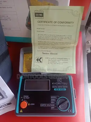 Digital Earth Tester Kyoritsu-4104akew