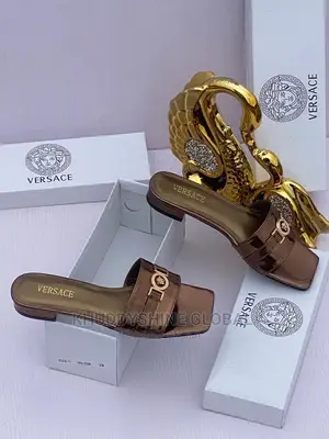 Versace Quality Slippers Shoes Ladies Woman