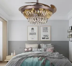 Chandelier Fan Bluetooth Remote Control Light